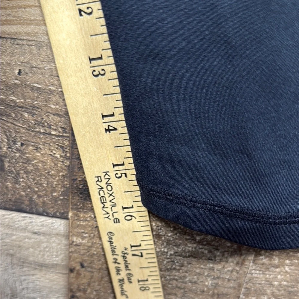 Zyia Black High-Waisted Biker Shorts Capris Women's Size 20‎
